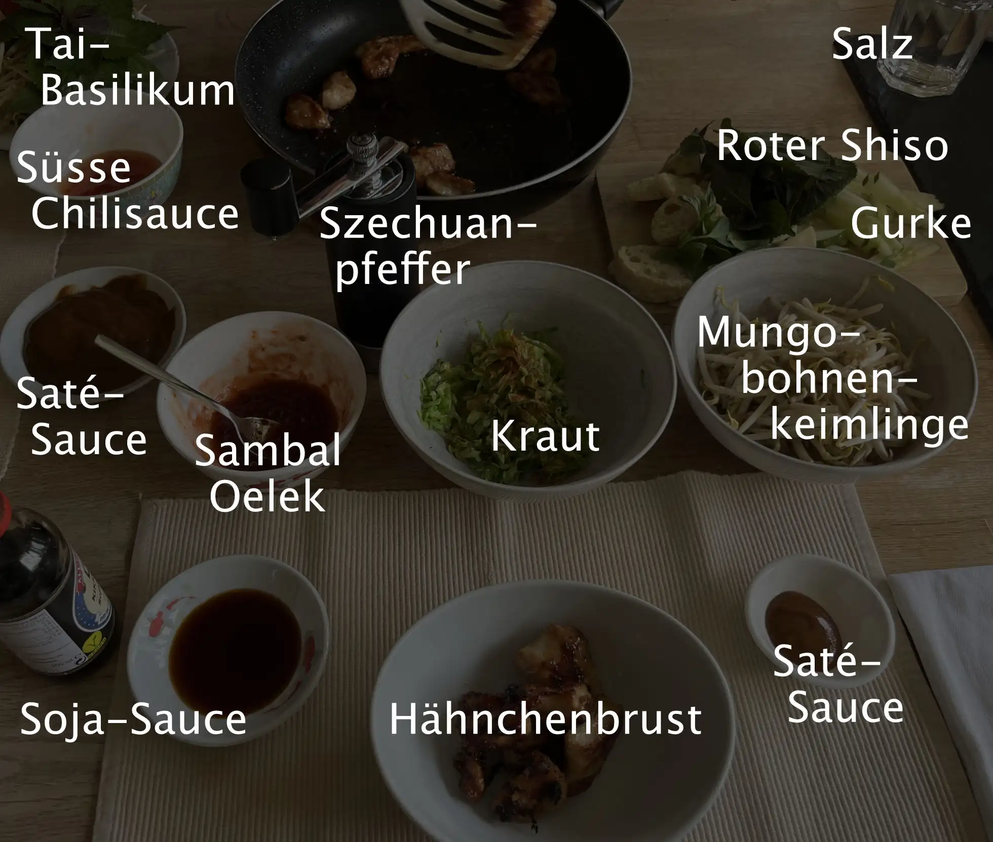 Hähnchenbrust asiatisch inspiriert